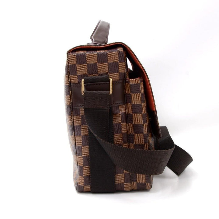 broadway damier ebene canvas large messenger bag