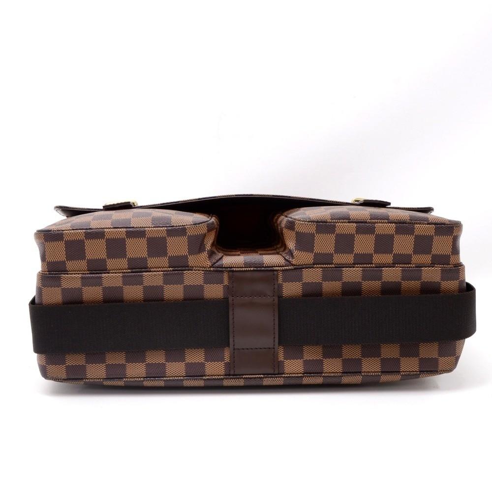 broadway damier ebene canvas large messenger bag
