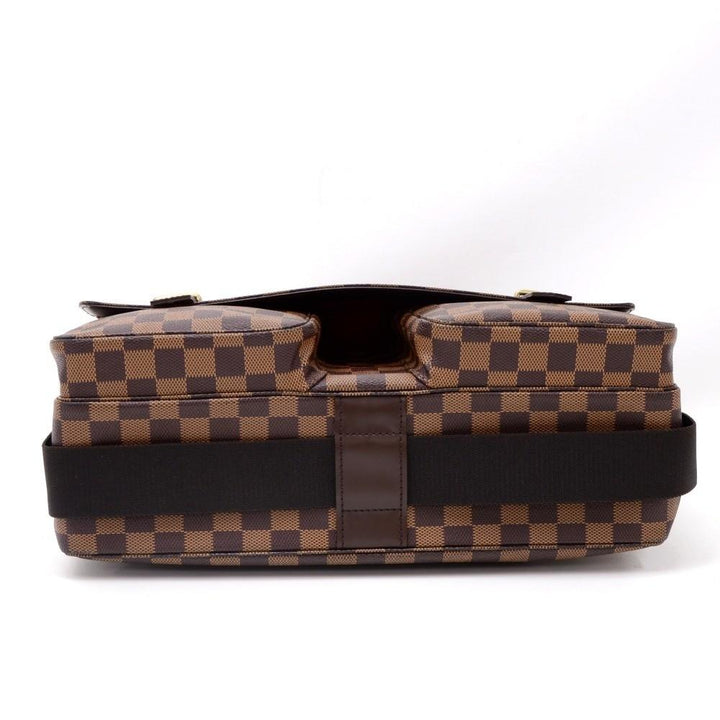 broadway damier ebene canvas large messenger bag