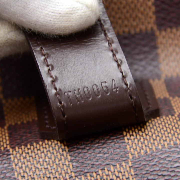 broadway damier ebene canvas large messenger bag