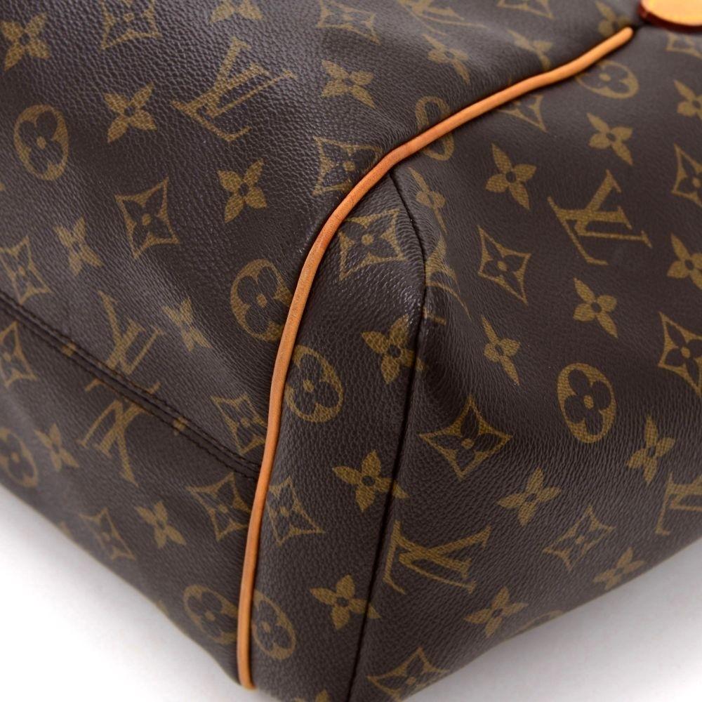 totally mm monogram canvas shoulder bag