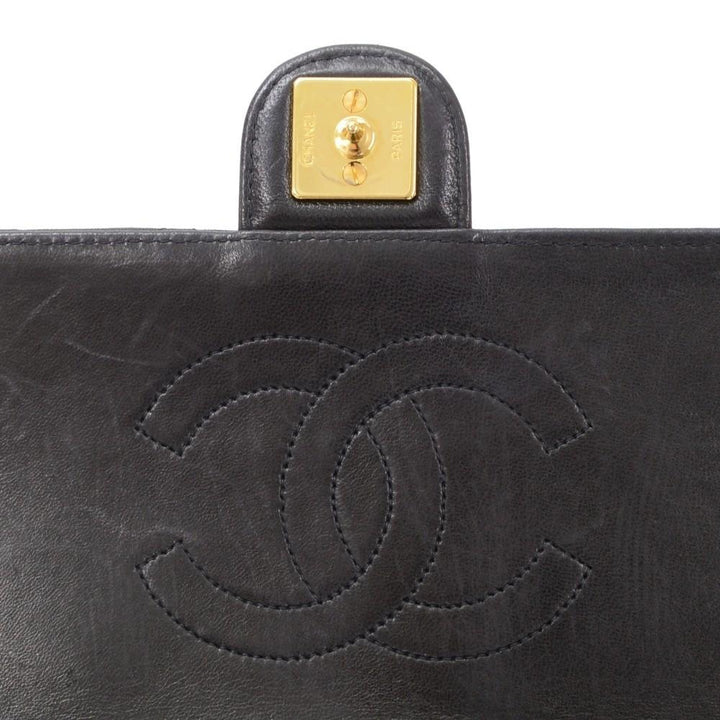 10" quilted lambskin leather shoulder bag