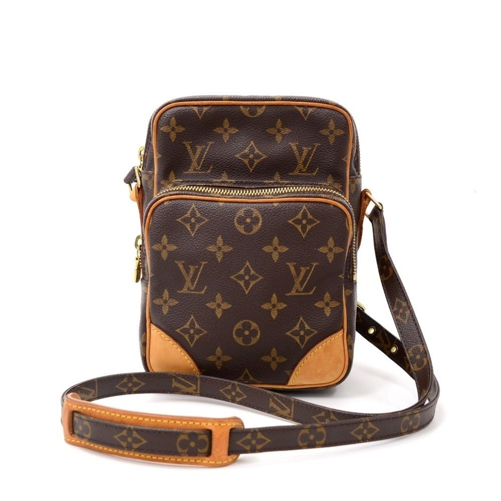 amazone monogram canvas messenger bag