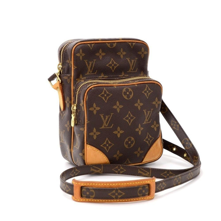 amazone monogram canvas messenger bag