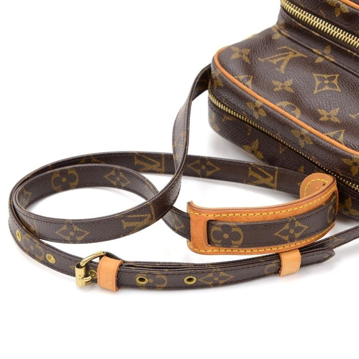 amazone monogram canvas messenger bag