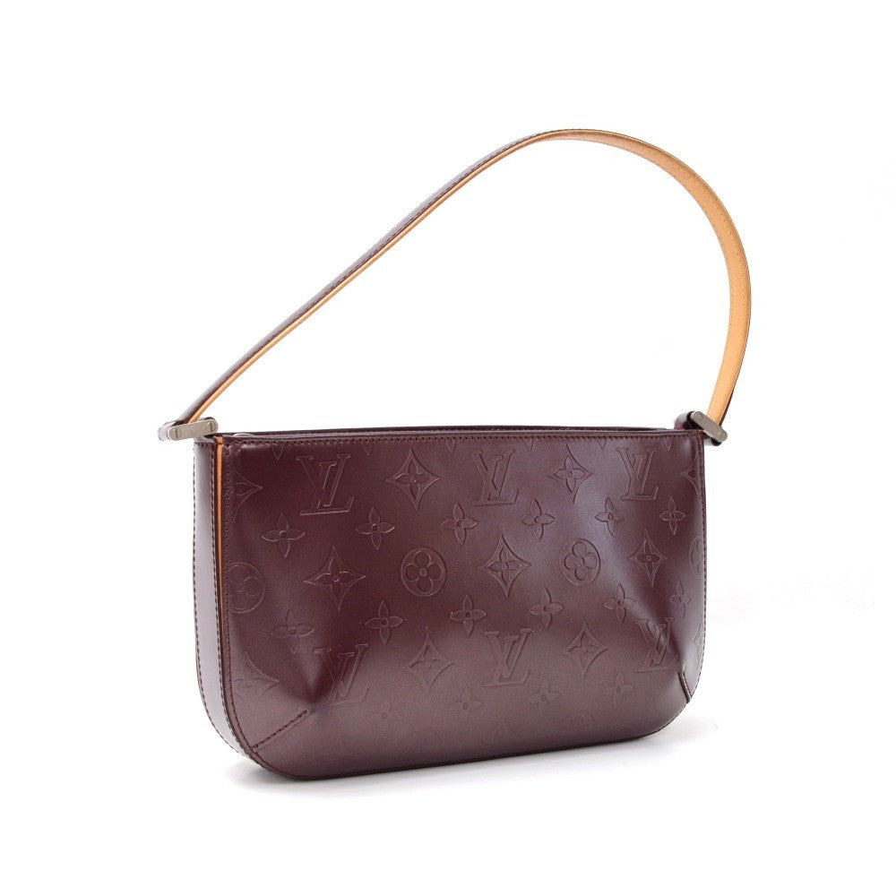 fowler monogram mat leather handbag