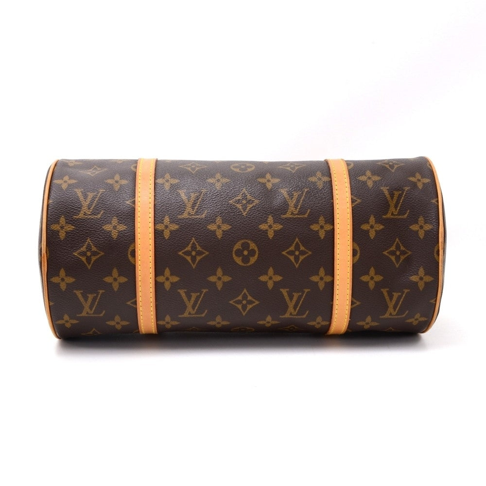 papillon 30 monogram canvas handbag with pouch