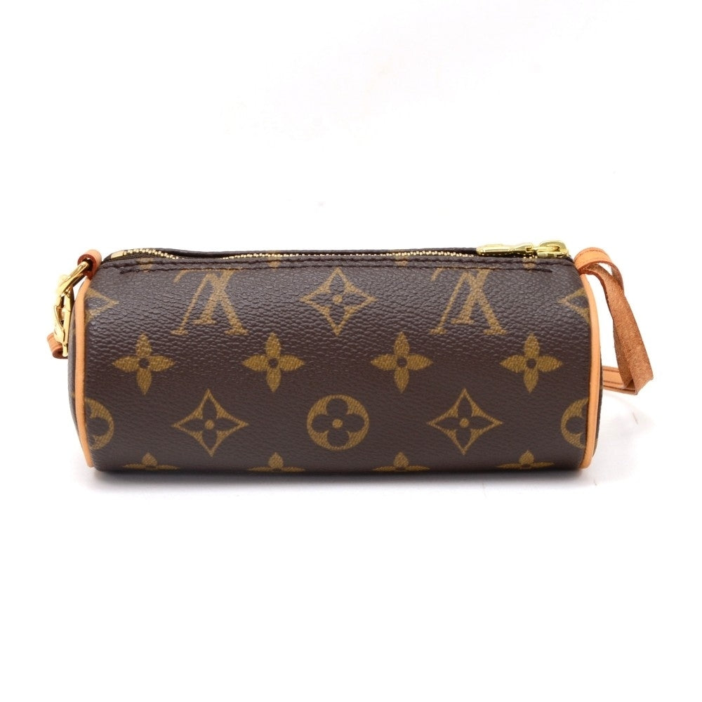 papillon 30 monogram canvas handbag with pouch