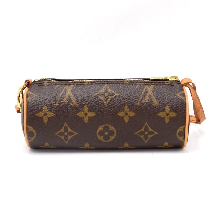 papillon 30 monogram canvas handbag with pouch