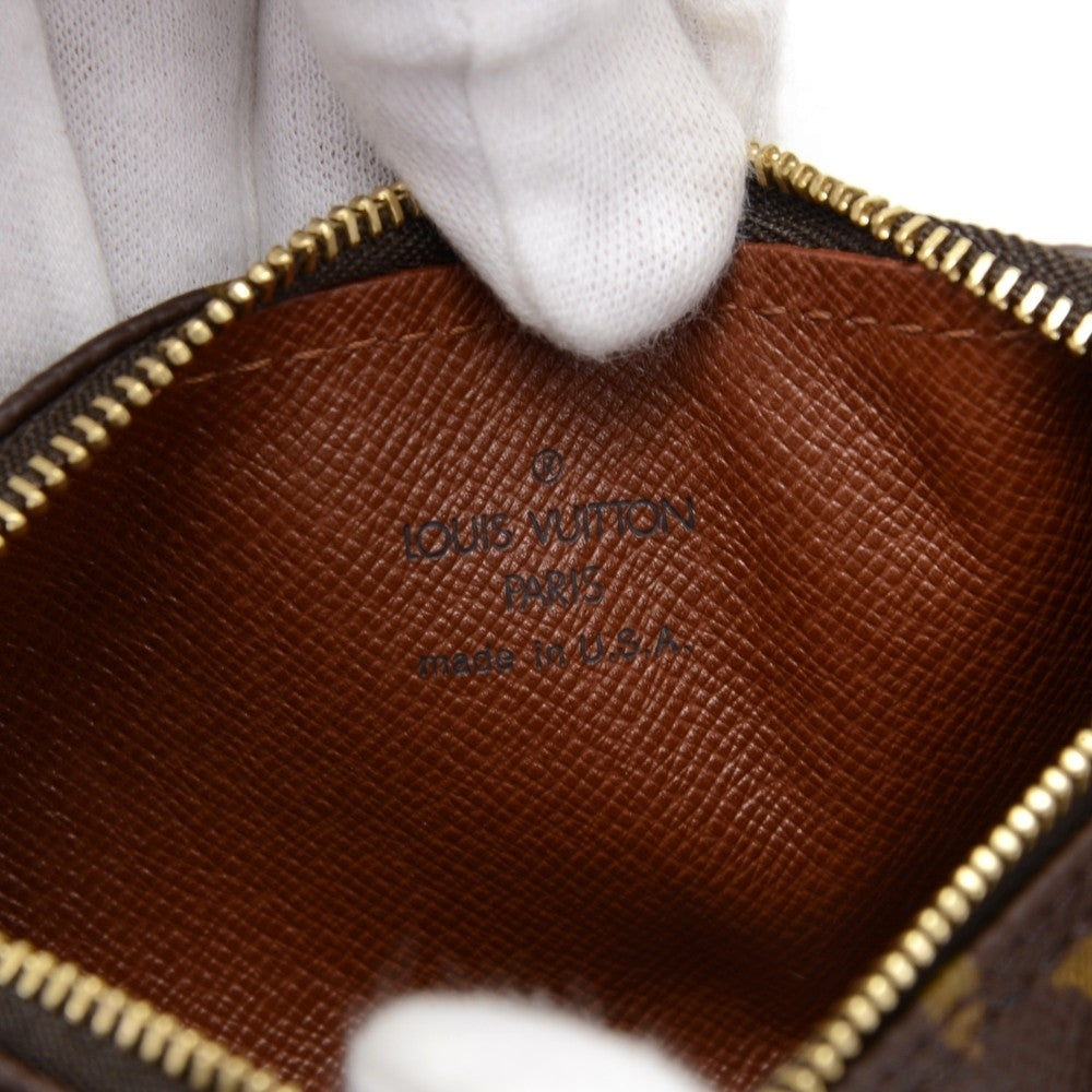 papillon 30 monogram canvas handbag with pouch