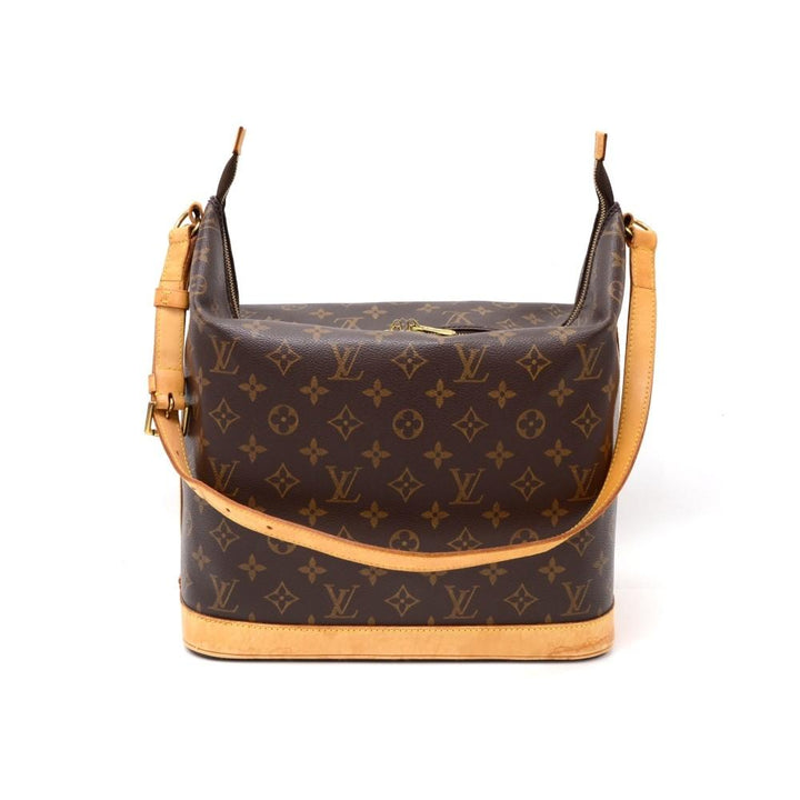 amfar monogram canvas shoulder bag