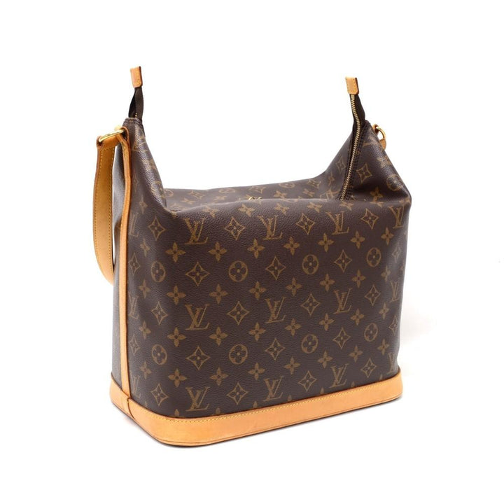amfar monogram canvas shoulder bag
