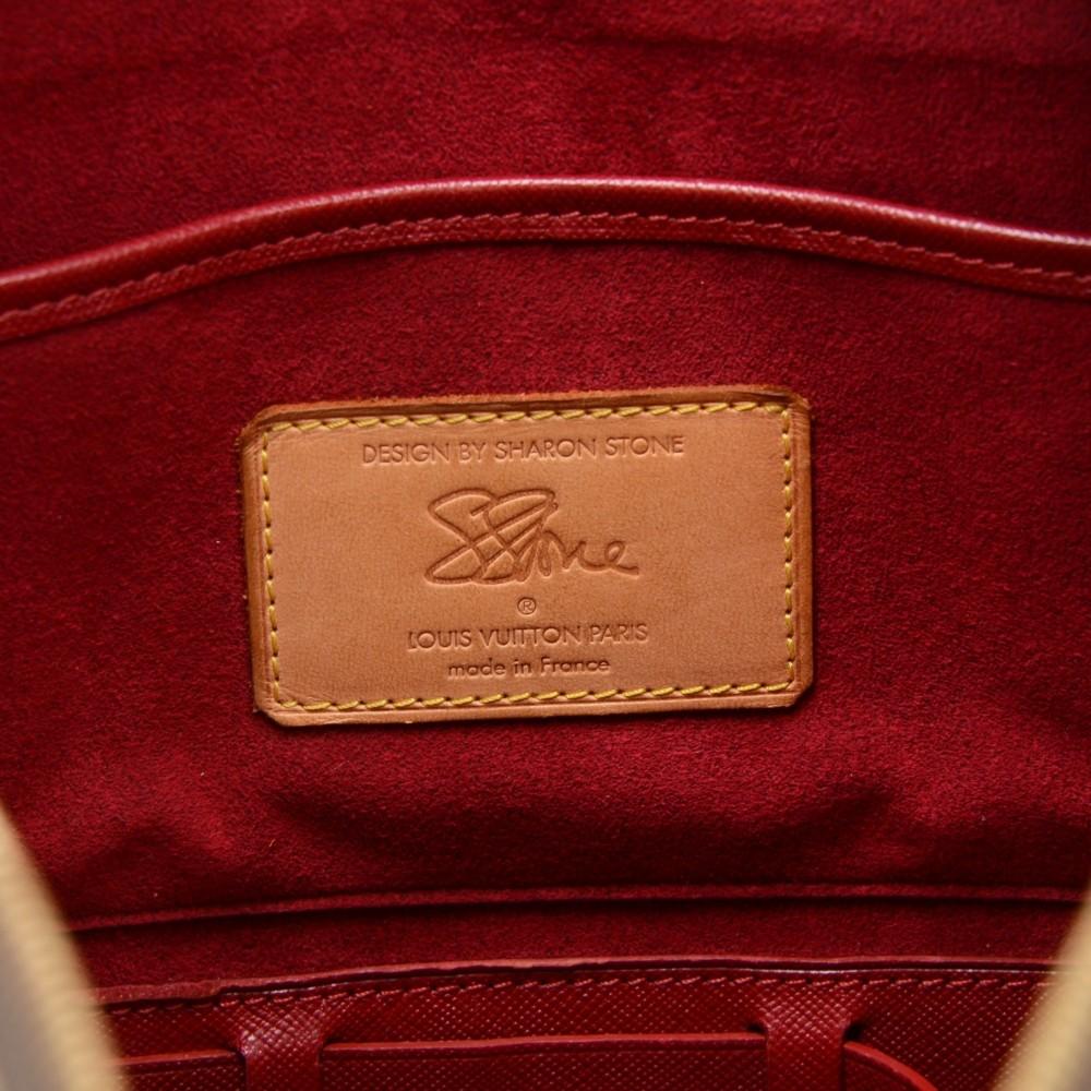 amfar monogram canvas shoulder bag