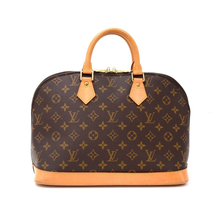 alma monogram canvas handbag