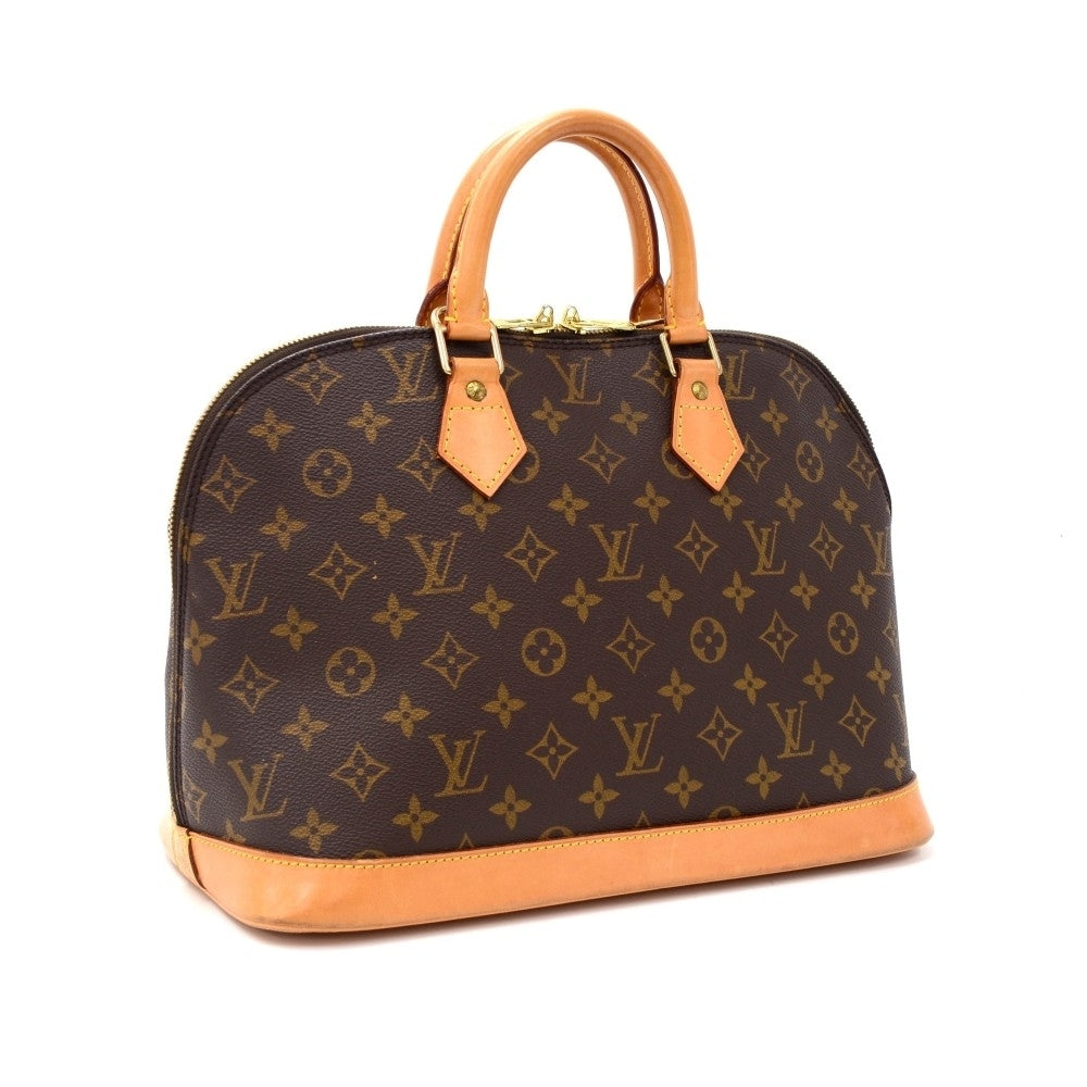 alma monogram canvas handbag