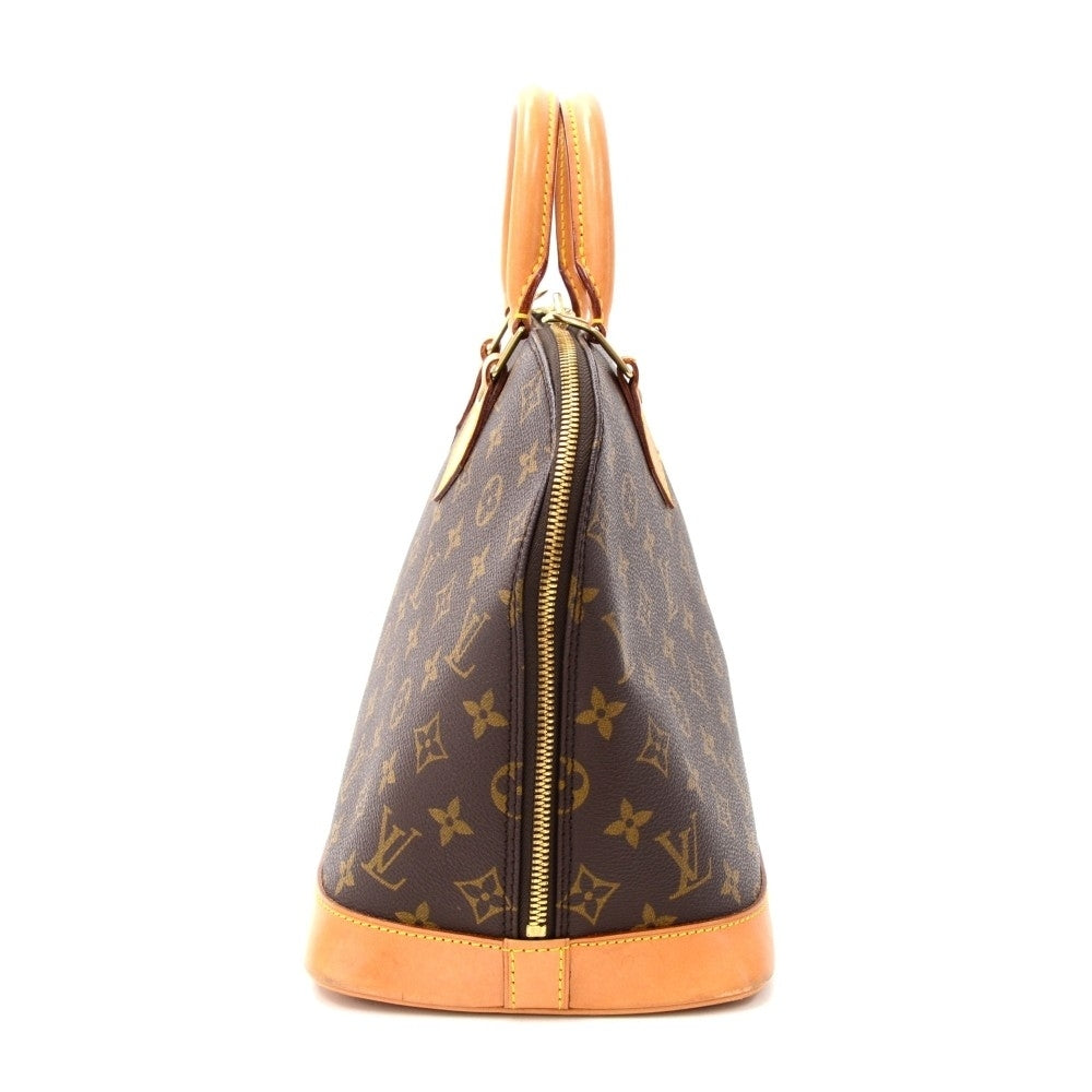 alma monogram canvas handbag