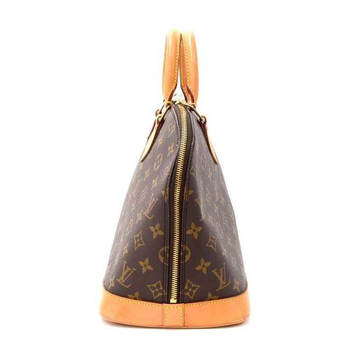 alma monogram canvas handbag