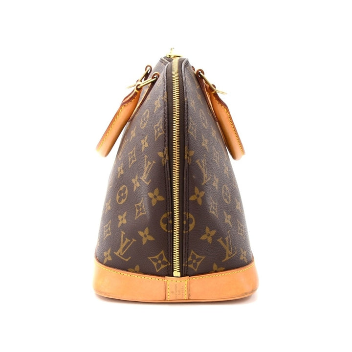 alma monogram canvas handbag
