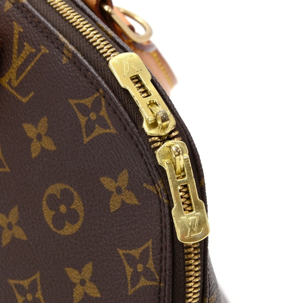 alma monogram canvas handbag