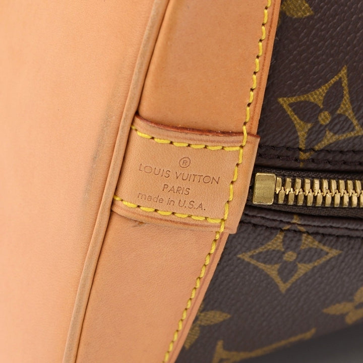 alma monogram canvas handbag