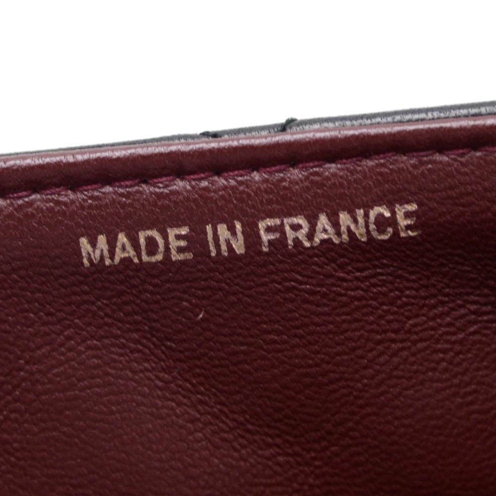 8" single flap quilted lambskin leather shoulder bag