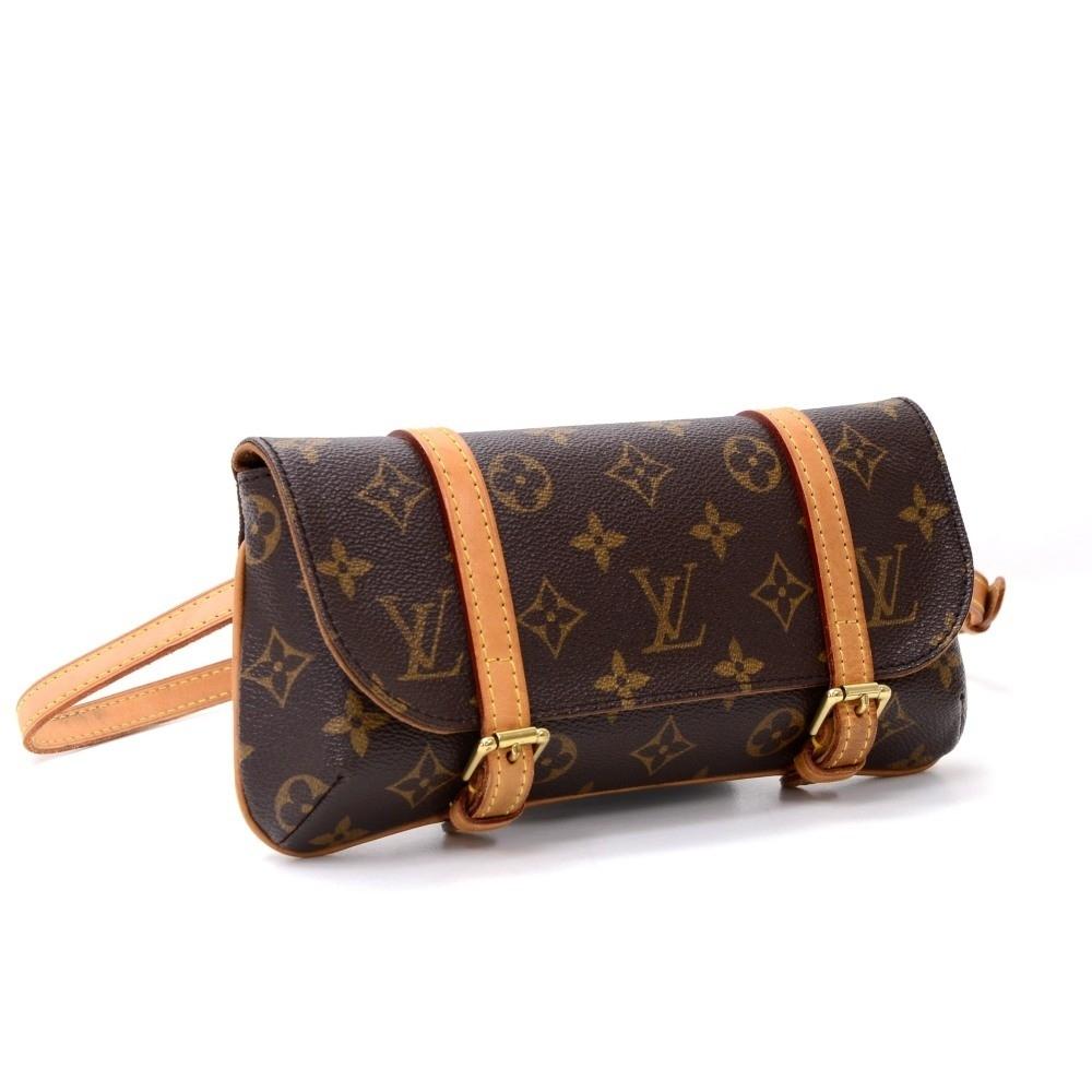 marelle monogram canvas waist bag