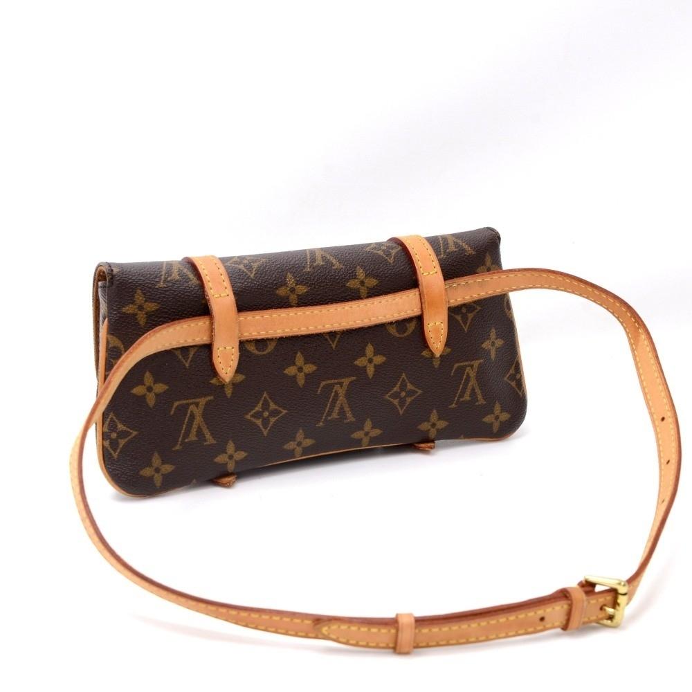 marelle monogram canvas waist bag
