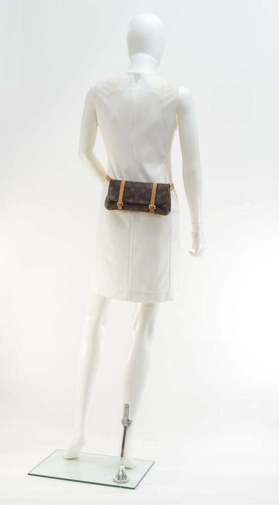 marelle monogram canvas waist bag