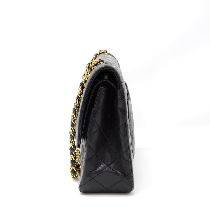 2.55 10" double flap quilted lambskin leather shoulder bag - paris limited edition
