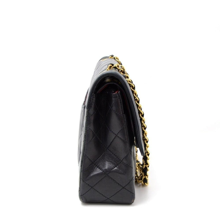 2.55 10" double flap quilted lambskin leather shoulder bag - paris limited edition