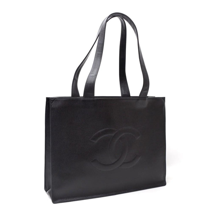 caviar leather jumbo tote bag