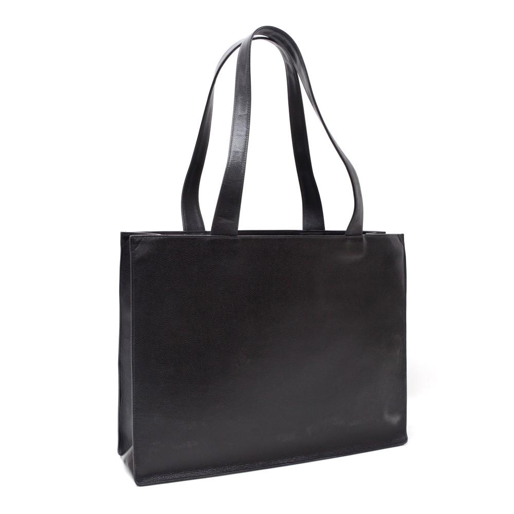 caviar leather jumbo tote bag