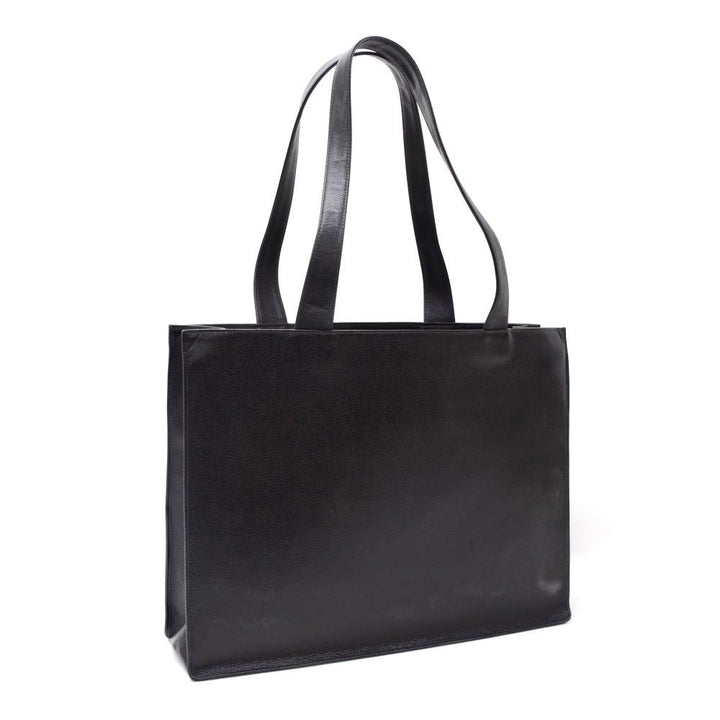 caviar leather jumbo tote bag