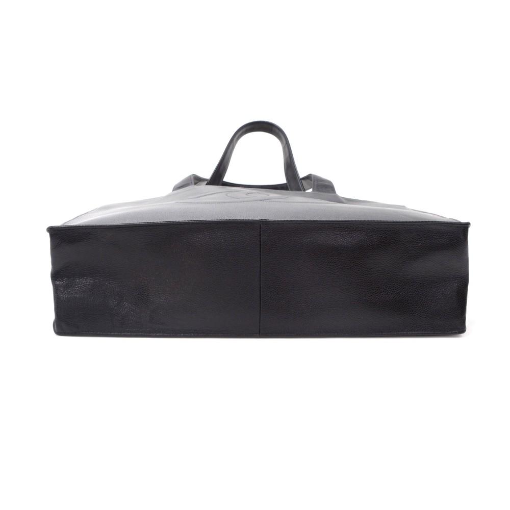 caviar leather jumbo tote bag