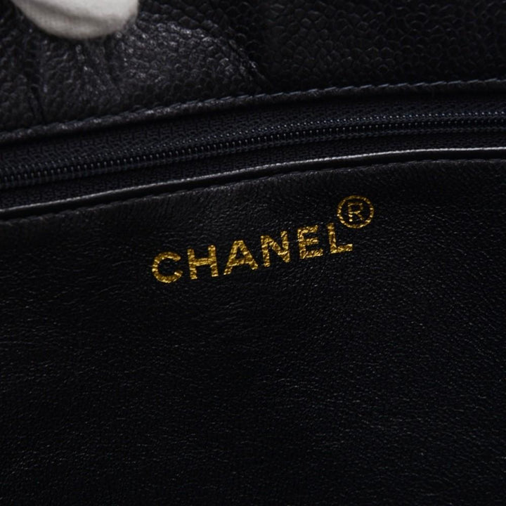 caviar leather jumbo tote bag