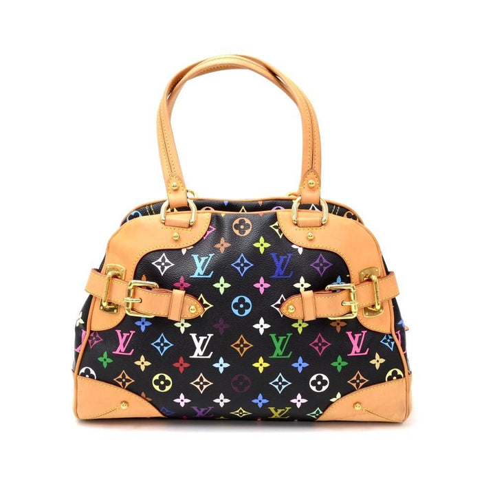claudia multicolore monogram canvas handbag