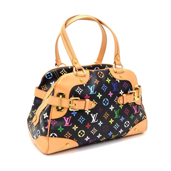 claudia multicolore monogram canvas handbag
