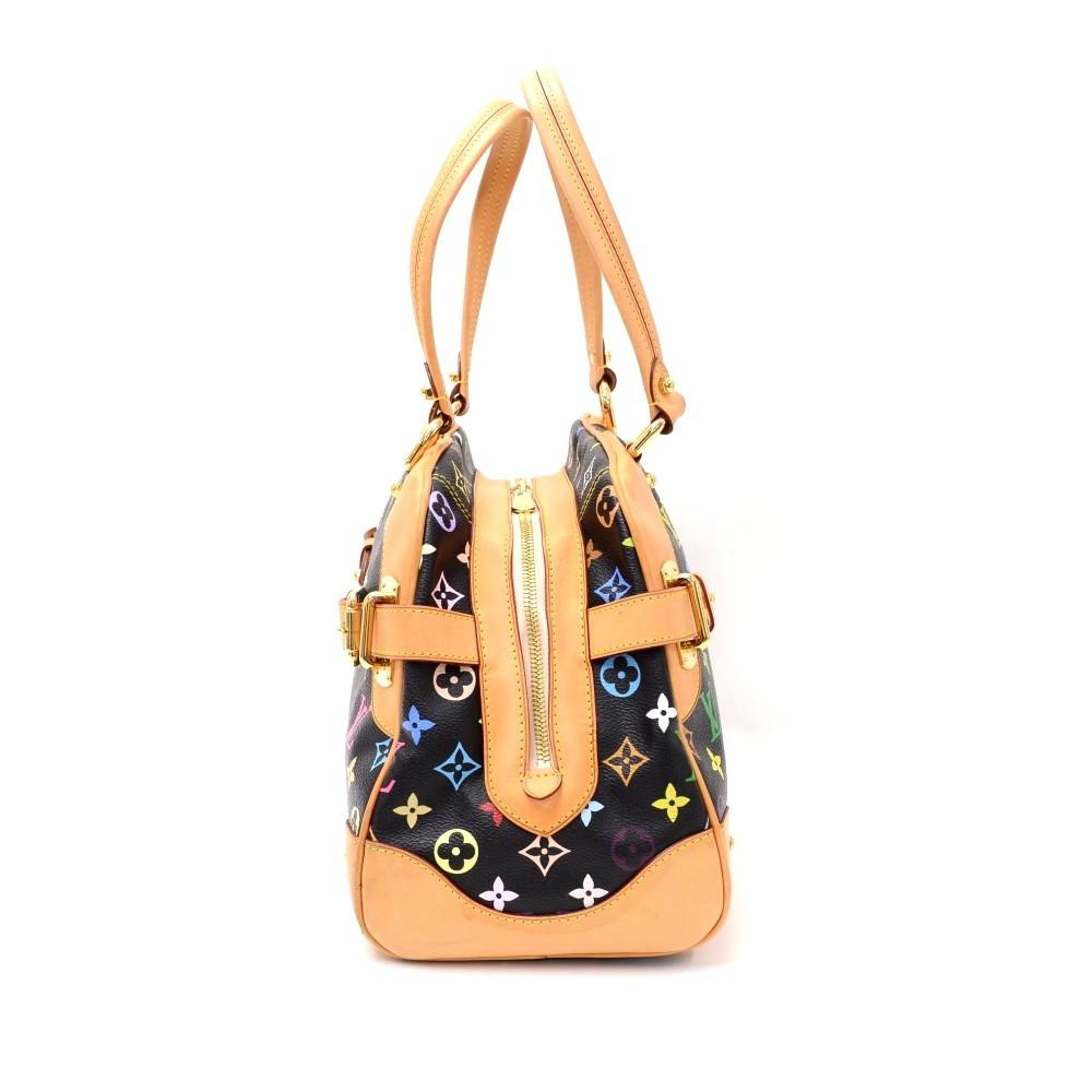 claudia multicolore monogram canvas handbag