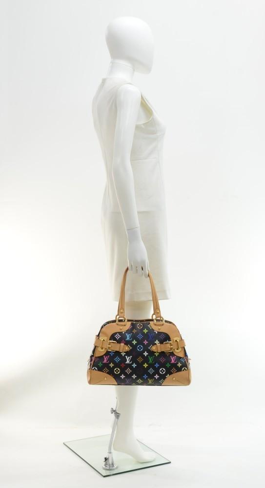 claudia multicolore monogram canvas handbag