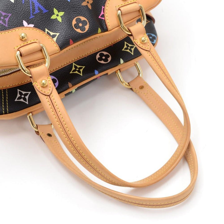 claudia multicolore monogram canvas handbag