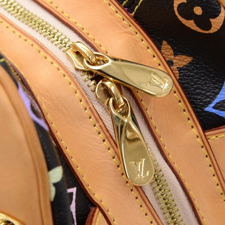 claudia multicolore monogram canvas handbag