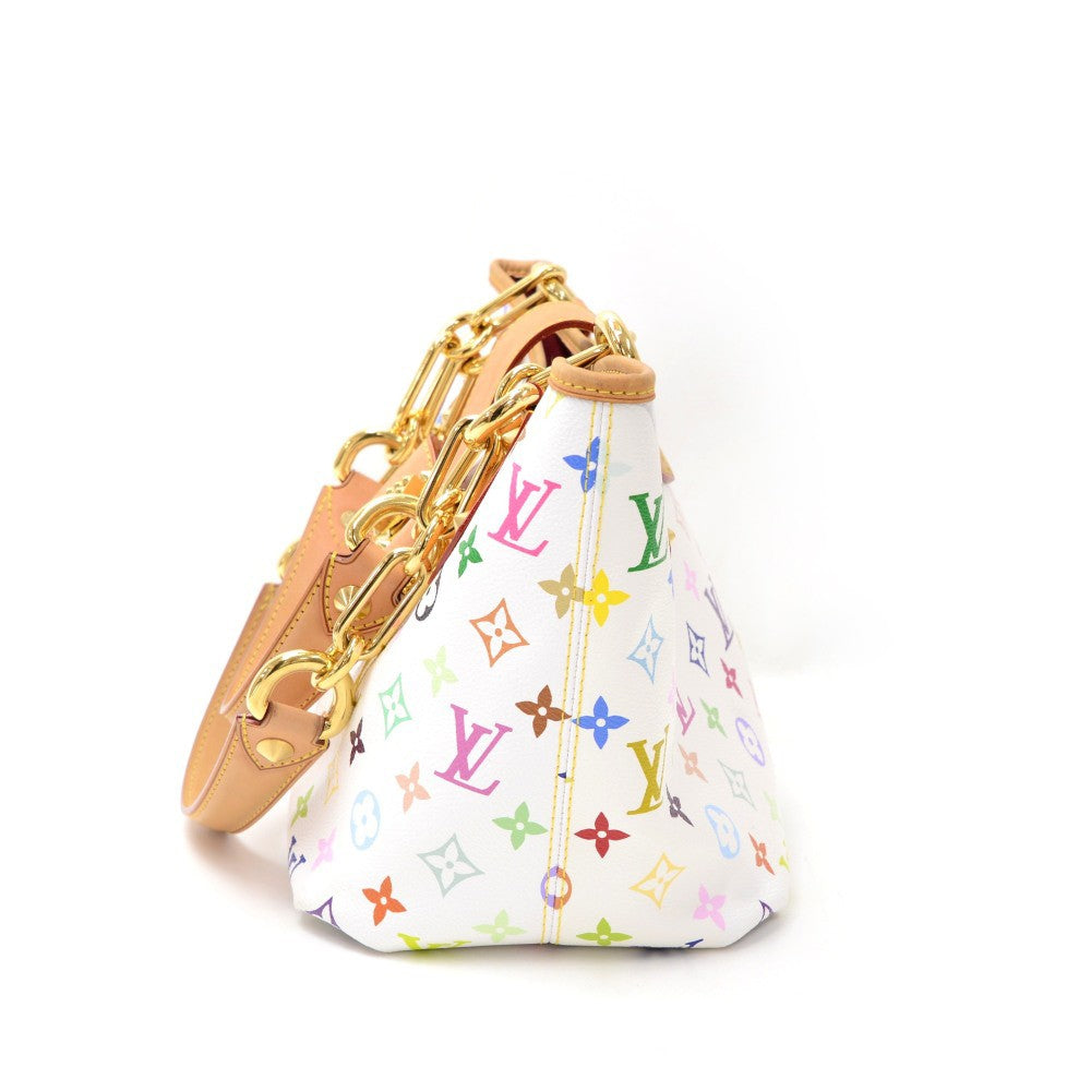 annie mm multicolore monogram canvas handbag