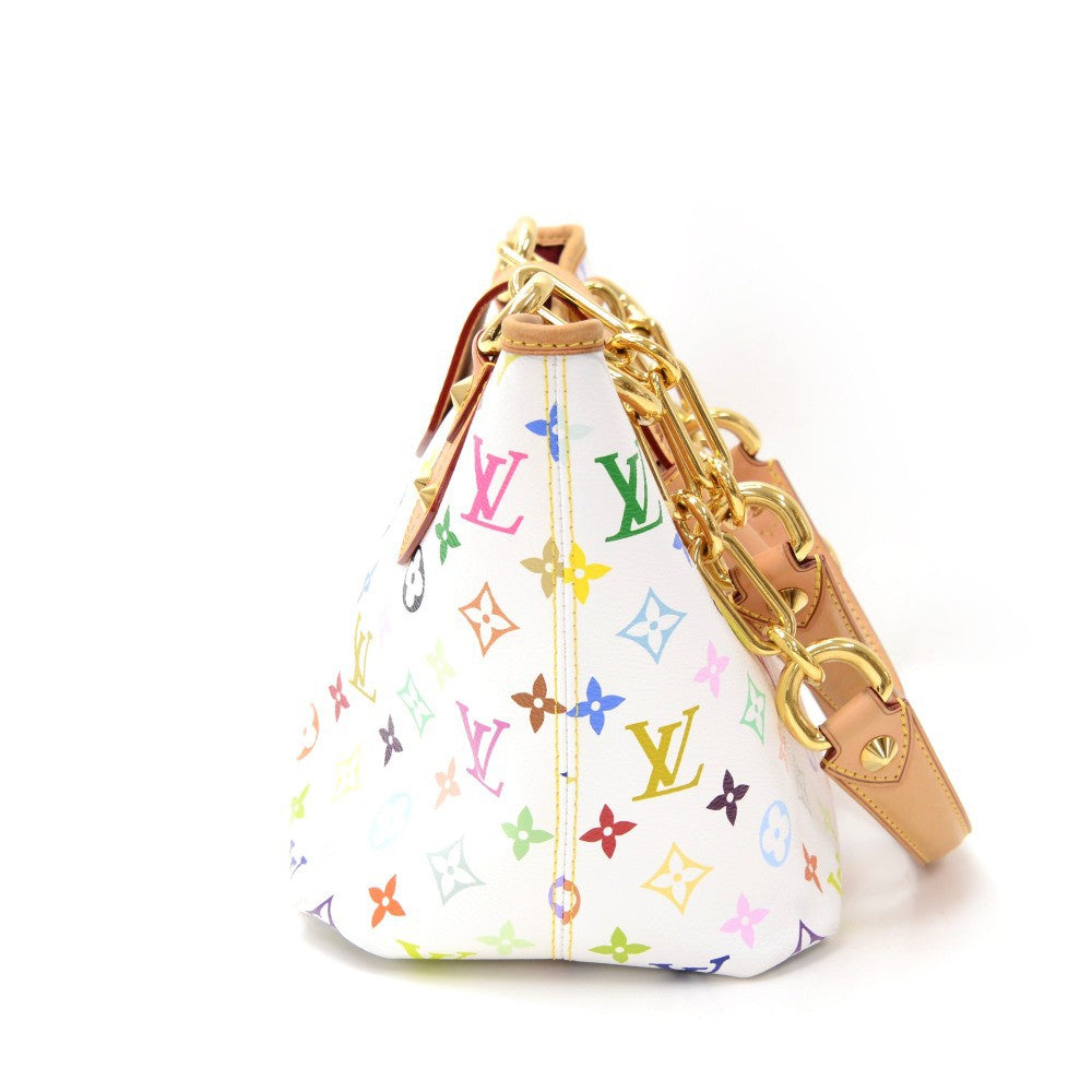 annie mm multicolore monogram canvas handbag
