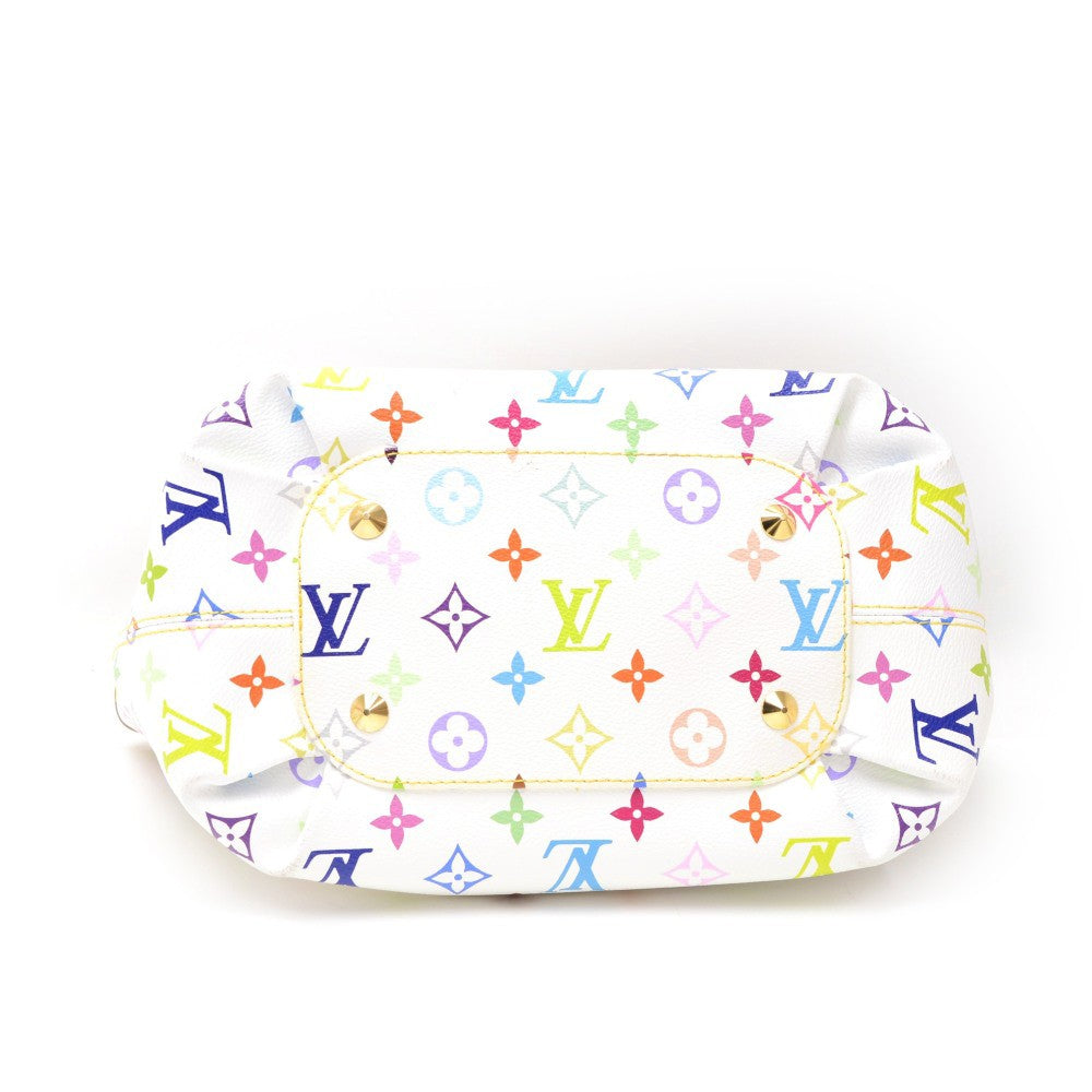 annie mm multicolore monogram canvas handbag