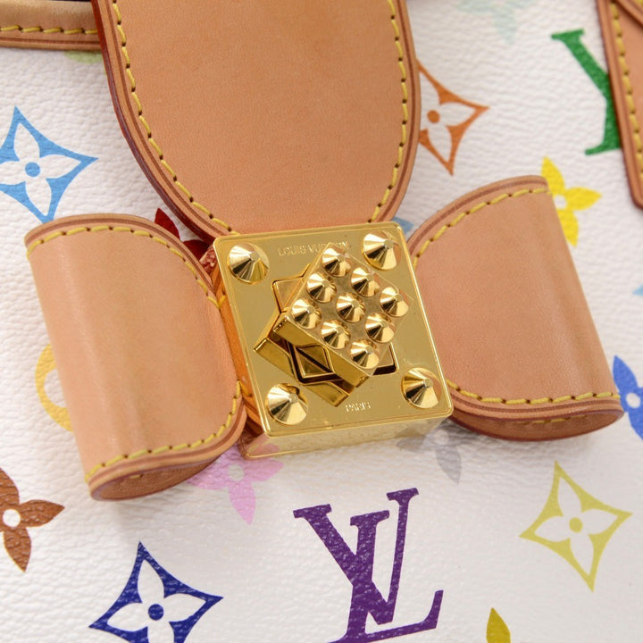 annie mm multicolore monogram canvas handbag