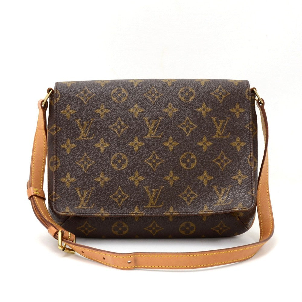 musette tango monogram canvas shoulder bag