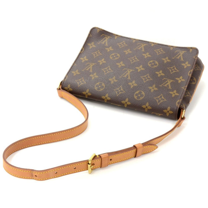 musette tango monogram canvas shoulder bag