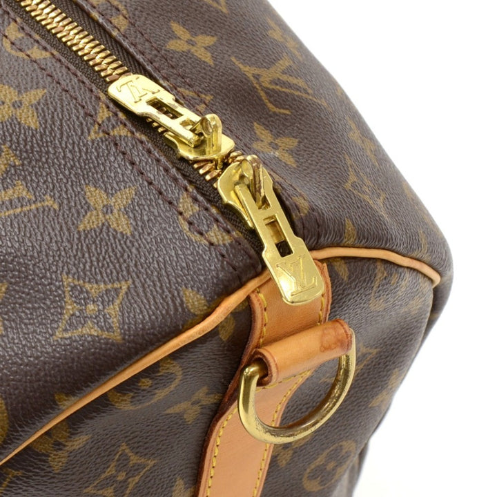 keepall 50 bandouliere monogram canvas travel bag with strap