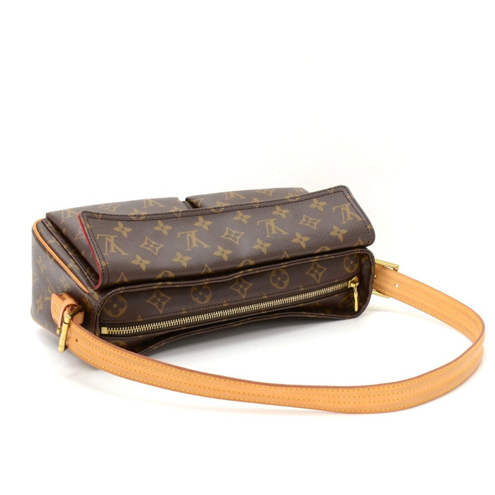 viva cite mm monogram canvas shoulder bag