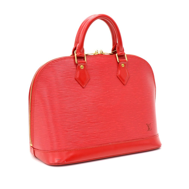 alma epi leather handbag